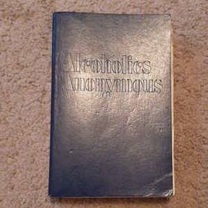 Vintage 1986 Alcoholics Anonymous book